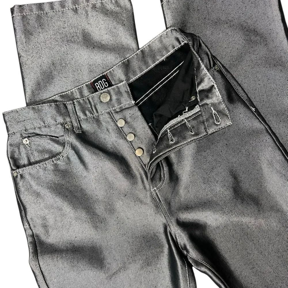 BDG Urban Outfitters metallic silver straight-leg jeans Size 26
